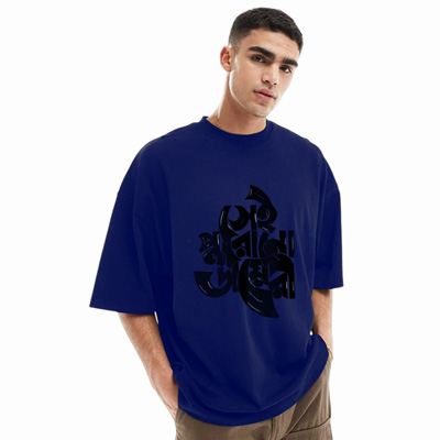 Premium quality drop shoulder t-shirt with a relaxed oversized fit, soft fabric, and modern streetwear style