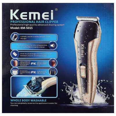 Kemei Professional High Quality Washable Hair Clipper KM-5015