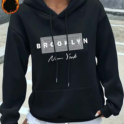 Women’s hoodie and trouser combo set with modern casual design